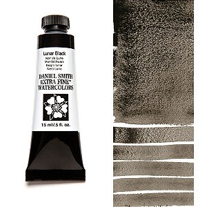 Aquarela em Tubo Extra Fine Daniel Smith 5mL - Lunar Black (049)