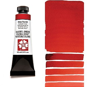 Aquarela em Tubo Extra Fine Daniel Smith 5mL - Deep Scarlet (033)