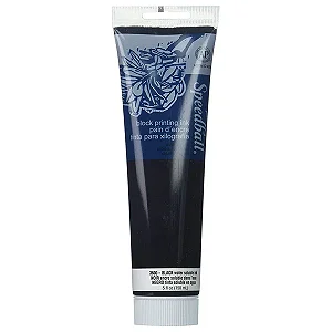 Tinta Para Xilogravura Block Printing Ink SpeedBall 150ml - Preto