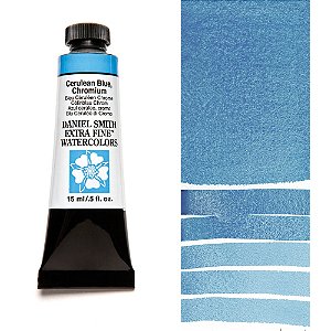 Aquarela em Tubo Extra Fine Daniel Smith 5mL - Cerulean Blue, Chromium (021)