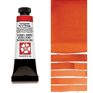 Aquarela em Tubo Extra Fine Daniel Smith 5mL - Transparent Pyrrol Orange (187)