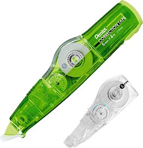 Fita Corretiva Pentel Verde + Refil