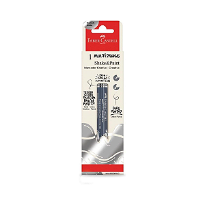 Marcador MultiMark Multisuperfície Faber-Castell - Prata Cromado