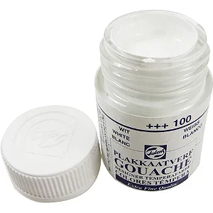 Tinta Guache Talens Extra Fine 16ml - 100 White