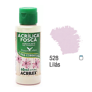 Tinta Acrílica Fosca Acrilex 60mL - Lilás (528)