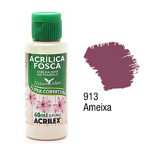 Tinta Acrílica Fosca Acrilex 60mL - Ameixa (913)