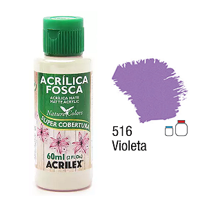 Tinta Acrílica Fosca Acrilex 60mL - Violeta (516)
