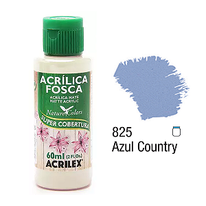 Tinta Acrílica Fosca Acrilex 60mL - Azul Country (825)