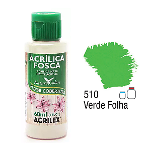 Tinta Acrílica Fosca Acrilex 60mL - Verde Folha (510)