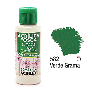 Tinta Acrílica Fosca Acrilex 60mL - Verde Grama (582)