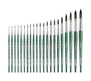 TINTORETTO | SÉRIE 270/2 - PINCEL REDONDO (ESMERALDA SINTÉTICA) | TAMANHO 2 (270/2)