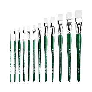 TINTORETTO | SÉRIE 208/0 - PINCEL CHATO (PÉROLA SINTÉTICA) | TAMANHO 0 (208/0)