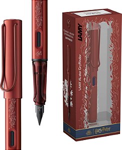 Caneta Tinteiro LAMY AL-star Harry Potter Gryffindor Grifinoria + cartucho azul