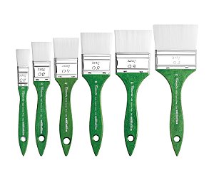 TINTORETTO | SÉRIE 1433/40 - PINCEL MOTTLER TRINCHA (PÉROLA SINTÉTICA) | TAMANHO 40 (1433/40)