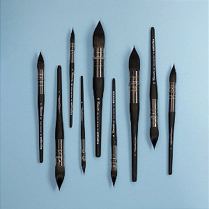 TINTORETTO | SÉRIE 1407/6 - PINCEL REDONDO (ESQUILO KAZAN SINTÉTICA) | TAMANHO 6 (1407/6)