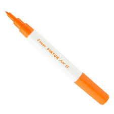 Caneta Marcador Pilot Pintor - 0.7mm EF Laranja Tinta Acrilica