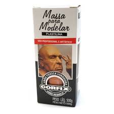 Massa Para Modelar Ceramica Plastilina 500g corfix