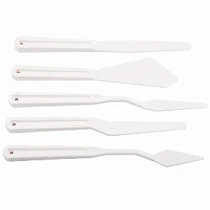 Espátulas de Plástico para Pintura Sinoart - 5 Unidades