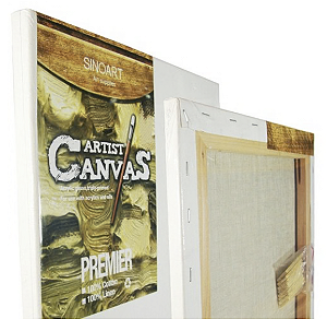 Tela de Linho para Pintura Sinoart 20x30cm