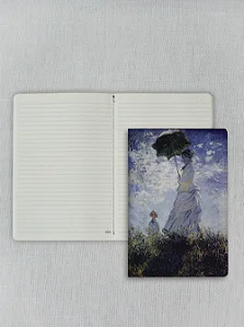 Journal Pautado 20x13,5cm 64 Páginas Folk Books - Monet