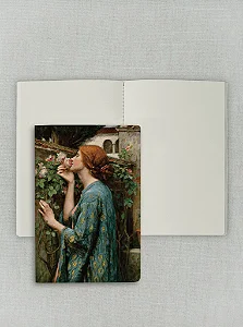 Sketch Journal Sem Pauta 13x20 Folk Books - A Alma da Rosa - tipo moleskine