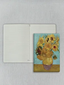 Sketch Journal Pautado 13x20 Folk Books - Van Gogh - tipo moleskine