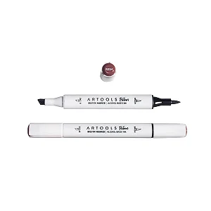 Marcador R254 Russet brown- Pictom Sketch Ponta Dupla Pictom Artools á base de alcool