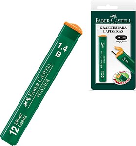 Grafite 1,4mm B Grosso 1 Tubo 12 grafites - Faber Castell