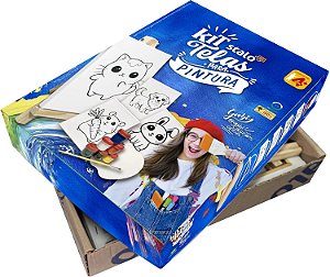 Kit de Telas para Pintura Infantil Stalo - Edição Especial Gabi Calazans