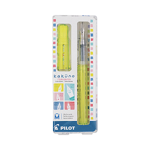 Caneta-Tinteiro PILOT Kakuno Family Ponta/Pena M - Clear Green (Verde Claro)
