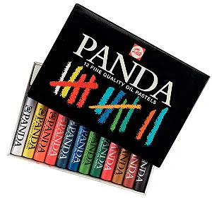 Set de Pastel Oleoso Panda Talens - 12 Cores
