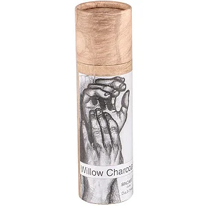 Carvão para Desenho Artístico Sinoart Willow Vegetal - 25 Peças (T0162)