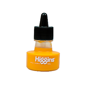 Tinta Pigmentada para Desenho e Caligrafia Higgins 29,6ml - Yellow (Amarelo)