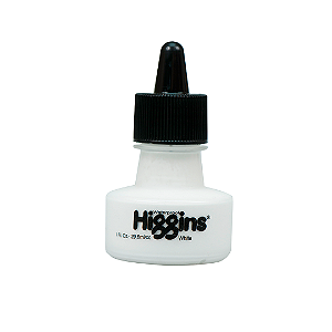 Tinta Pigmentada para Desenho e Caligrafia Higgins 29,6ml - White (Branco)