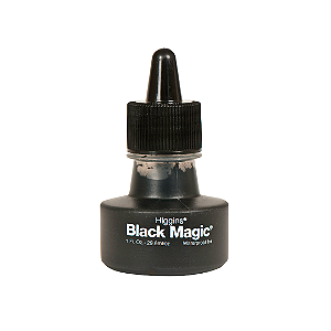 Tinta Pigmentada para Desenho e Caligrafia Higgins 29,6ml - Black Magic (Preto)