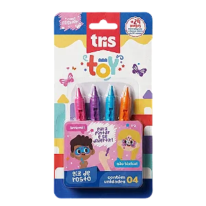 Giz de Rosto Toy Tris - Cores Fashion (4 Cores)