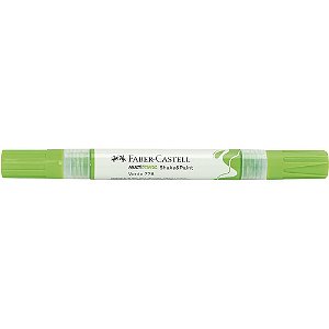 Marcador Multisuperfície MultiMark Ponta dupla 1,0mm e 3,0mm Faber-Castell - Verde