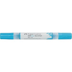 Marcador Multisuperfície MultiMark Ponta dupla 1,0mm e 3,0mm Faber-Castell - Azul