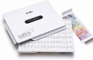 Tinta Guache Himi 112 Cores 12ml Estojo Branco