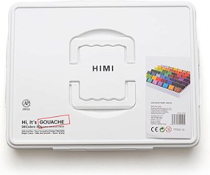 TINTA GUACHE HIMI 56 CORES 30ML ESTOJO BRANCO TST50 Marca: HIMI