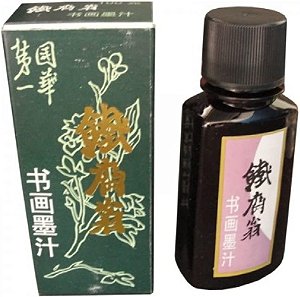 Tinta Nankim Preta 100ml Chinesa