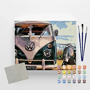 Tela Numerada 40X50cm - Kombi - Arte Terapia