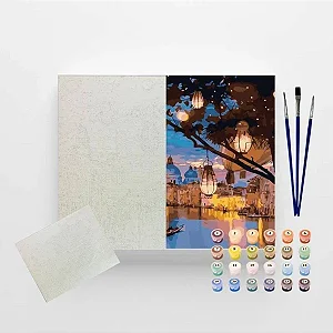Tela Numerada 40X50cm - Venice - Arte Terapia