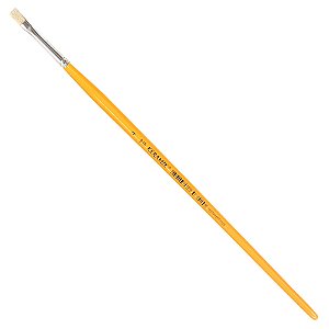 Pincel chato keramik 916 - 04 Cerdas Naturais