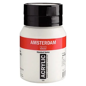Tinta Acrílica Amsterdam 1000ml Titanium White