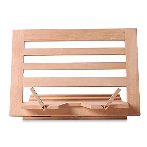 Cavalete Apoio de Mesa em Madeira com Ajuste de Inclinação – Suporte para Pintura e Leitura