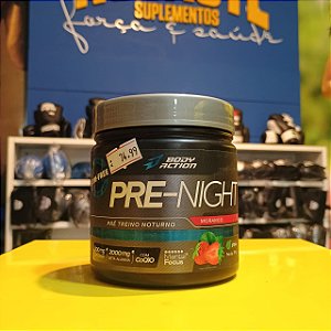 Pre-Night (Pré Treino Sem Cafeína) 200g - Bodyaction