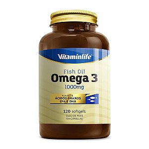 Omega 3 Fish Oil 1000mg (120 softgels) - Vitaminlife