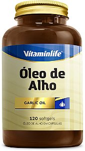 Óleo de Alho 120 softgels - vitaminlife 