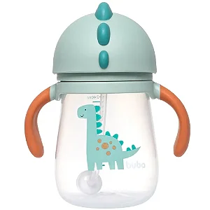 Copo com dispositivo canudo Dino  - Buba